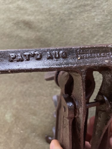 Antique E. C. Stearns & Co. Saw Vise - Patent 1899 🇺🇸 - Picture 7 of 18