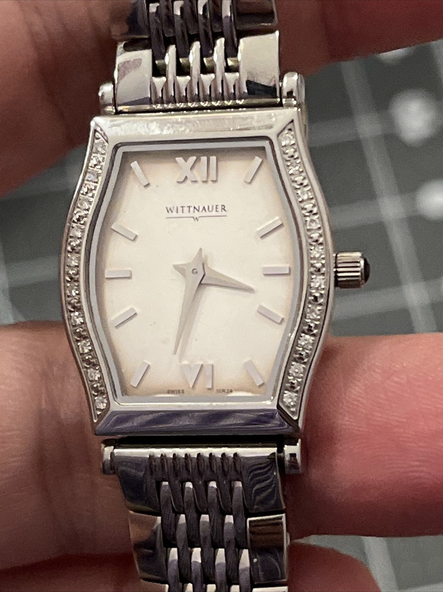 c8671278 Wittnauer diamond bezel sapphire crystal ladies watch