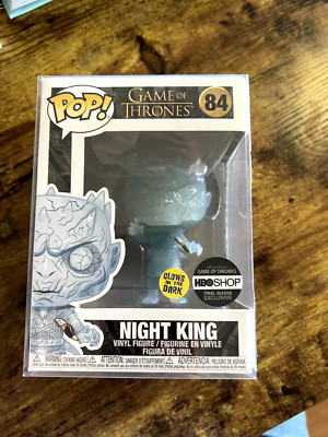 Funko Pop Game of Thrones Night King Crystal Dagger 84 HBO Final Season + BONUS