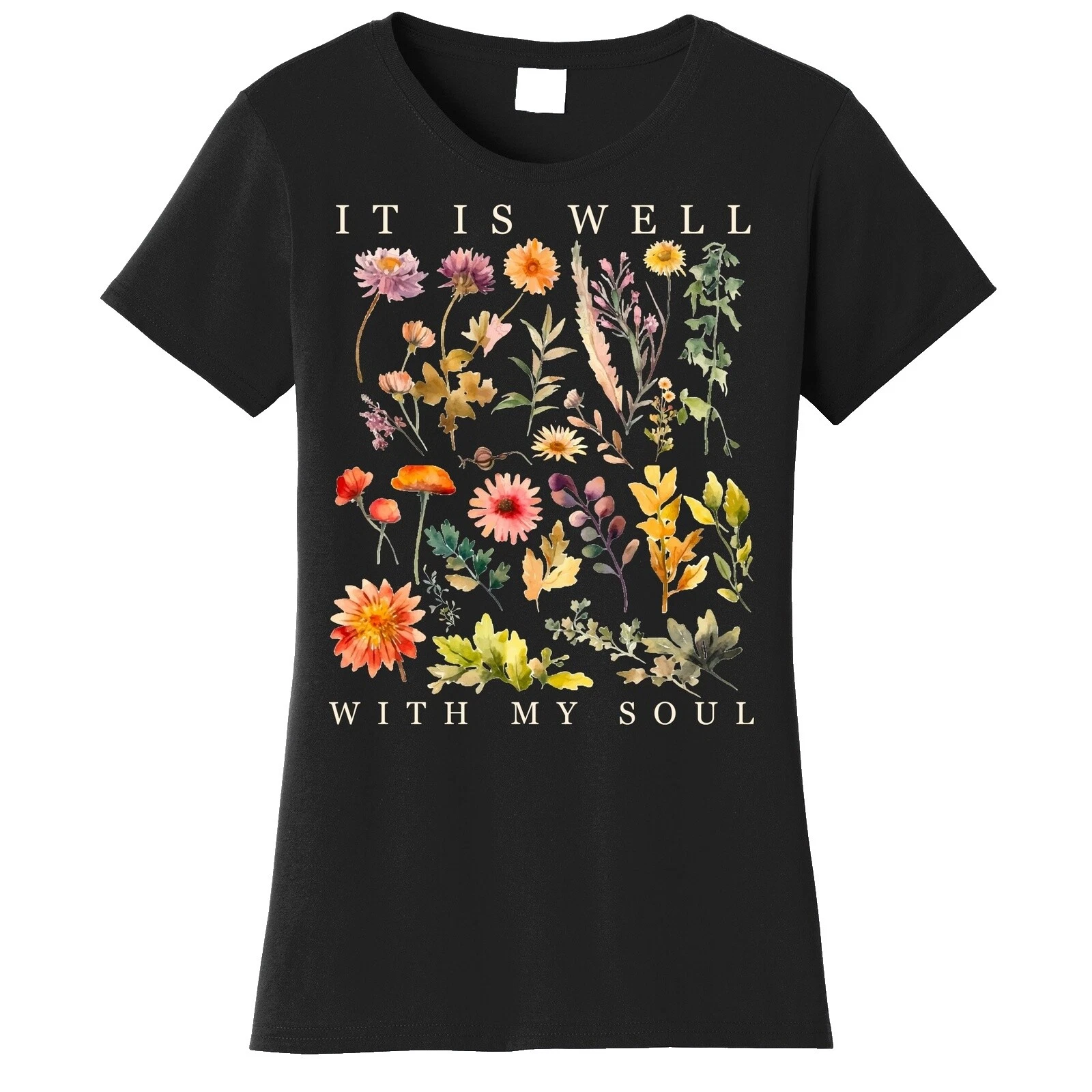 Floral Regular Size T-Shirt Tops for Women