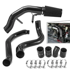 Intercooler Pipe Tube & Cold Air Intake Kit for 03-07 Ford F250/F350/F450/F550
