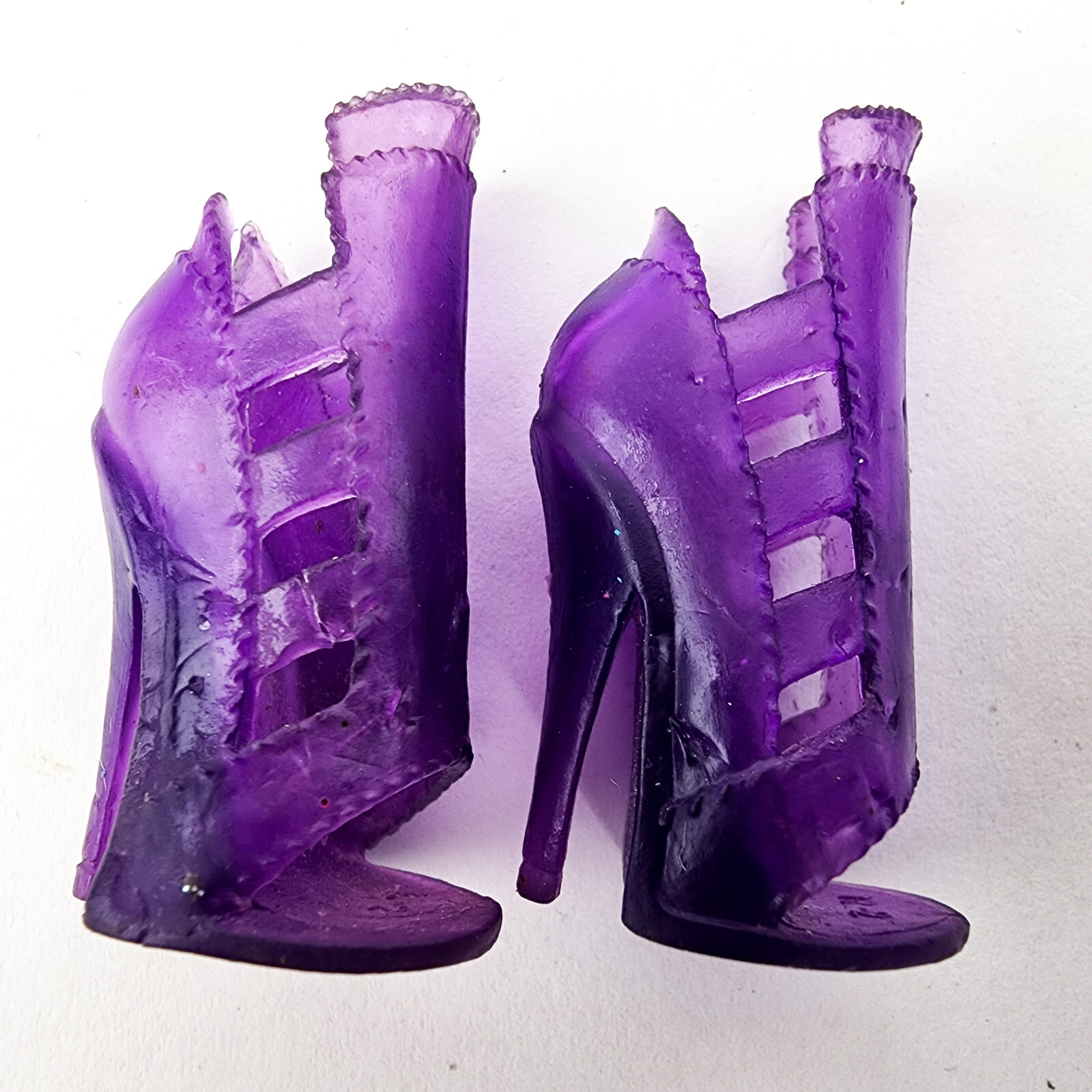 Monster High Abbey Bominable Purple High Heel Shoes Replacement Part 2012