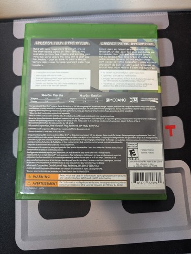 Minecraft: Xbox One Edition (Microsoft Xbox One, 2014) TESTED - Picture 2 of 4