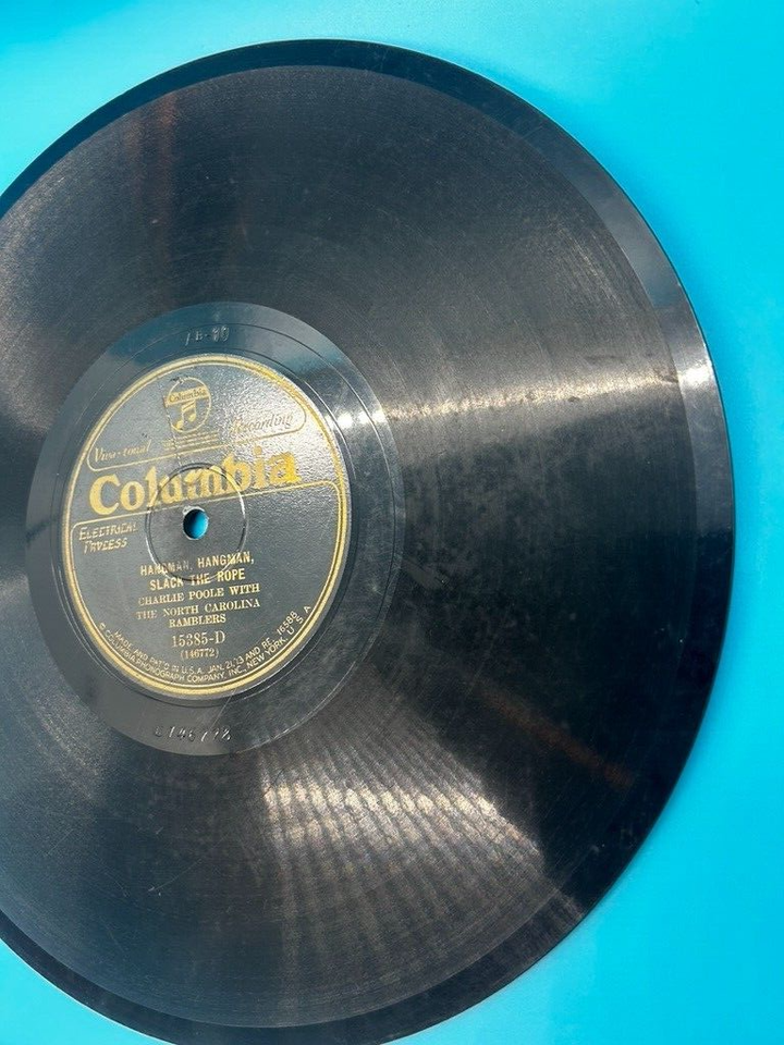 Charlie Poole I Once Loved a Sailor / Hangman, Hangman, Slack the Rope