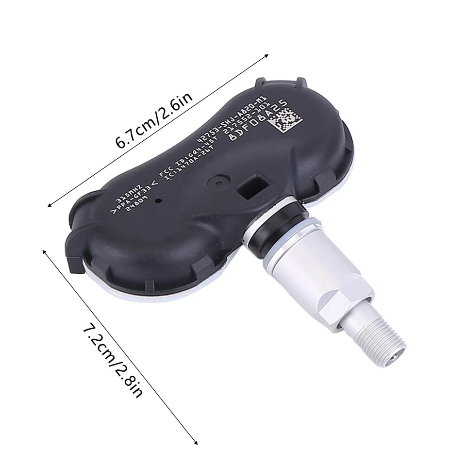 4 piezas para Honda 2008 2009 2010 Odyssey 08 elemento SENSOR DE PRESIÓN DE NEUMÁTICOS TPM Foto 2 de 4