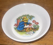 SILITE INC Eden Toys 1981 MELAMINE "PADDINGTON BEAR" CEREAL BOWL #3242
