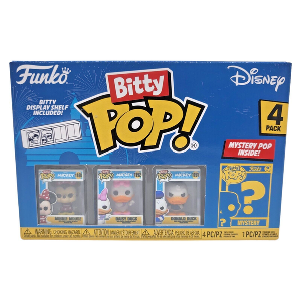Disney Minnie Maus Daisy Duck Donald 4Er Pack Bitty Pop! Funko Neu Ovp-image