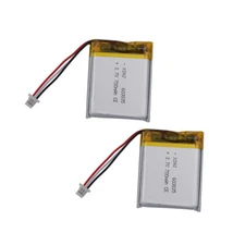 2PCS 3.7V 700mAh 2.59Wh Li Battery 603035 NTC Thermistor 3 Wires JST 3pin 1.0mm