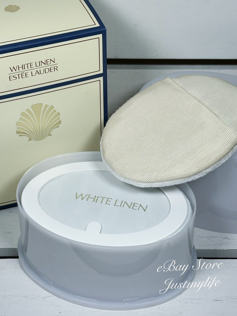 Estee Lauder WHITE LINEN Perfumed Body Powder, 3.5 oz/100g, NIB+