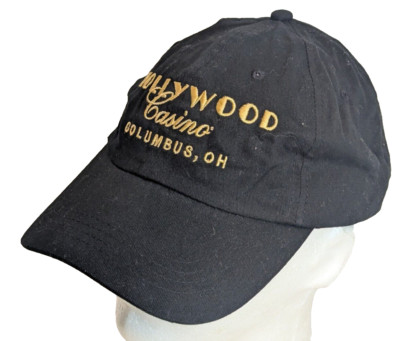 Hollywood Casino Columbus Ohio Baseball Hat Cap Hook & Loop Vented Canvas VG+
