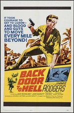Póster original de la película Back Door to Hell 1964 Jimmie Rodgers/Jack Nicholson