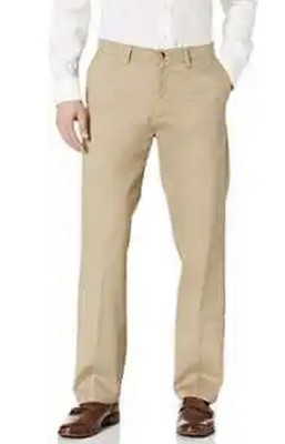 LEE Men's Total Freedom Stretch Relaxed Fit Flat Front Pant 32x30 NEW