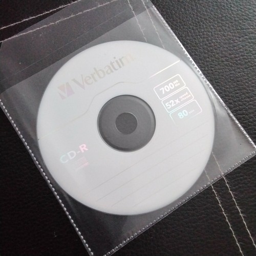 20 Verbatim Printable CD-R 52x 700MB 80min Disc Discs in Sleeve - Picture 2 of 2