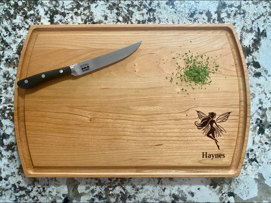 Fairy Cutting Board | Garden Charcuterie Board | Custom Serving Tray |