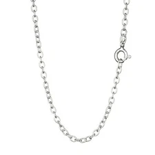 Anchor Chain 925 Silver 70cm Necklace Wide Anchor 2.2mm Wide Ladies Silver Chain 