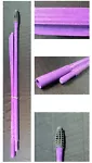 Tom Petranoff 2 Piece Rubber Tip Training Javelin, 700 Gram Turbo Spier, Purple