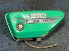 1972 Yamaha LT2 LT 100 Two Stroke Oil Tank Side Cover 1973 72 73 Green