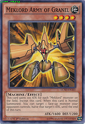Yu-Gi-Oh! Meklord Emperor Granel Super Rare Card - 1st Edition From Legendary Collection 5D's