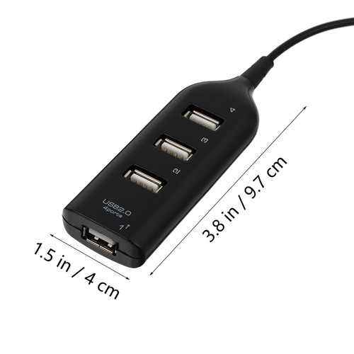 Extension-Port-USB 4- -USB-Adapter 4-Port-USB-2.0-Hub Tragbarer USB-Hub Usb Hub - Bild 4 von 12