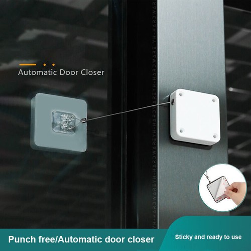 Shower Curtain Closer,Automatic Sensor Closer Punch-Free Door Curtain Closure~ - Picture 7 of 15