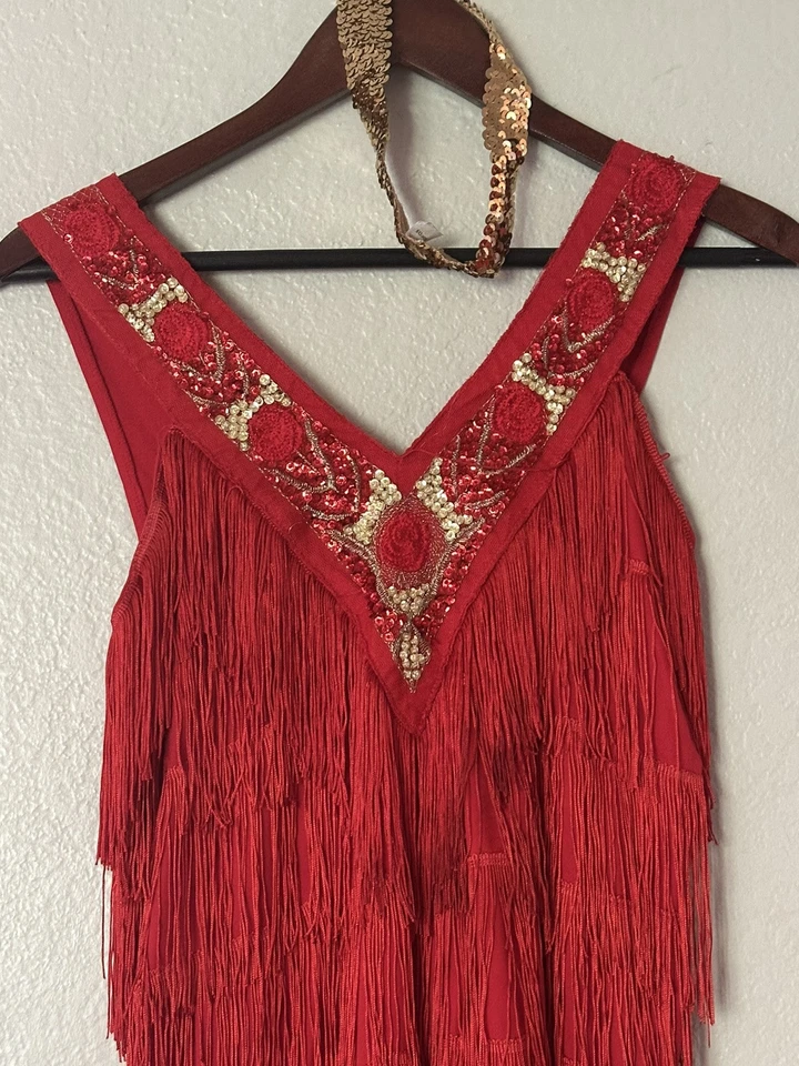 Disfraz Aleta Mujer On the Fringe Dreamgirl 7566 Talla Grande Foto 2 de 4