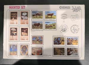 Ciskei Presentation Folder with Stamps from 1987 MNH Mushrooms, Cows, Others