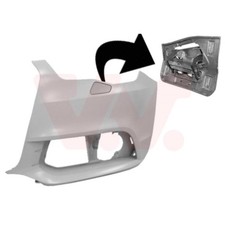 VAN WEZEL Stoßfänger Stoßstange vorne links für Audi A1 Sportback 8XA 8XF 1.2