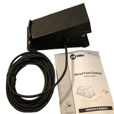 Miller 301588 Wired Foot Control, Heavy Duty, 20 ft, 6-pin Plug never been used 