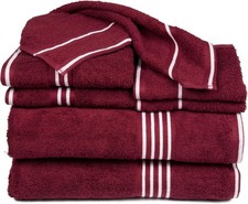 8PC Bathroom Towels Set - 575GSM 100 Cotton Bathroom Essentials with 2 Bath