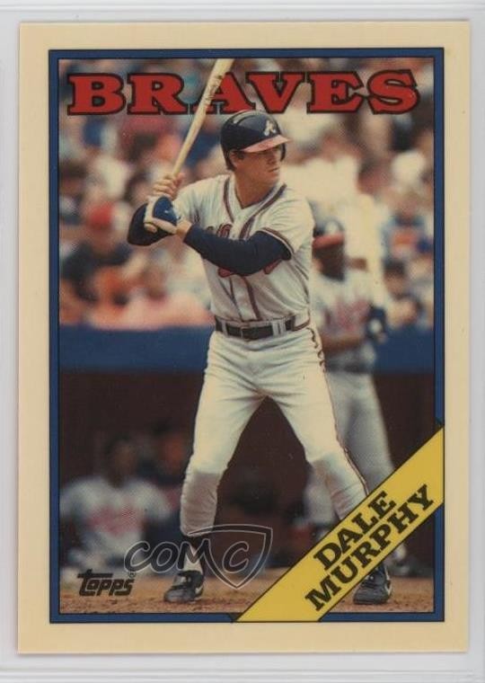 1988 Topps Collector's Edition (Tiffany) Dale Murphy #90 0v1p