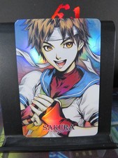 Sakura Street Fighter Art Card Rare Holo Collectible Video Game Character CCG NM