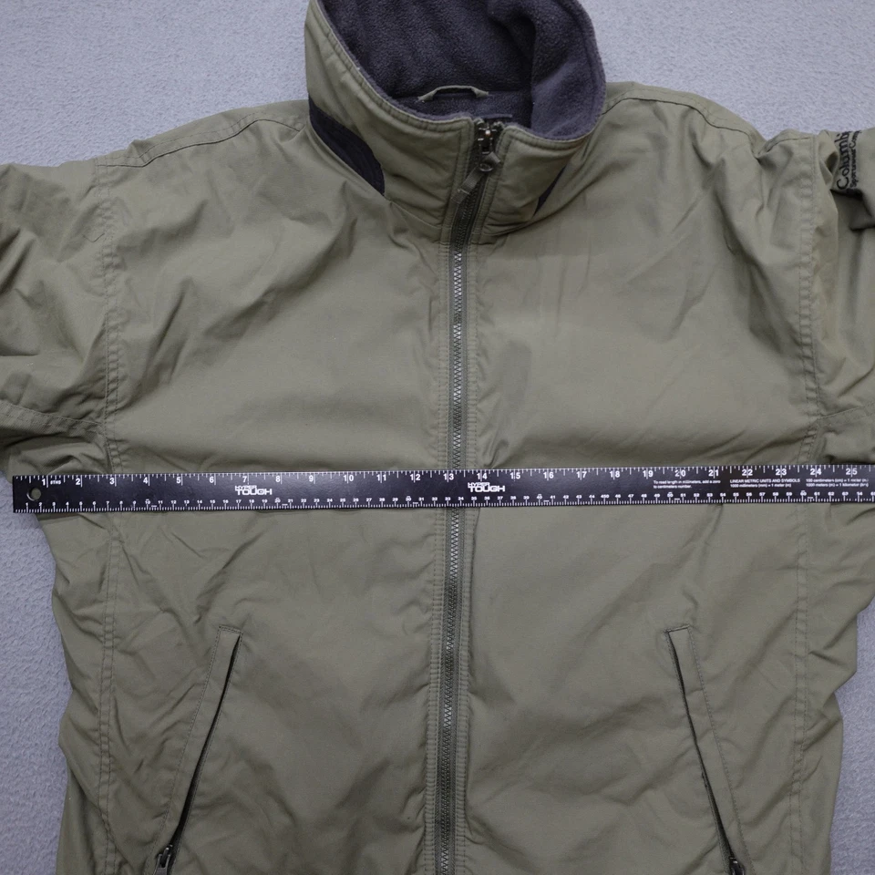 Columbia Sportswear Bomber Jacket Men's Size M Full-Zip Fleece Lined Dark Green - Image 4 of 4