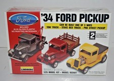 M33b Fac Sealed 1993 Lindberg 34 Ford Pickup Model Kit 72157 Vtg 124