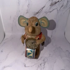 Vintage Wind Up Elephant From Japan Needs Repair