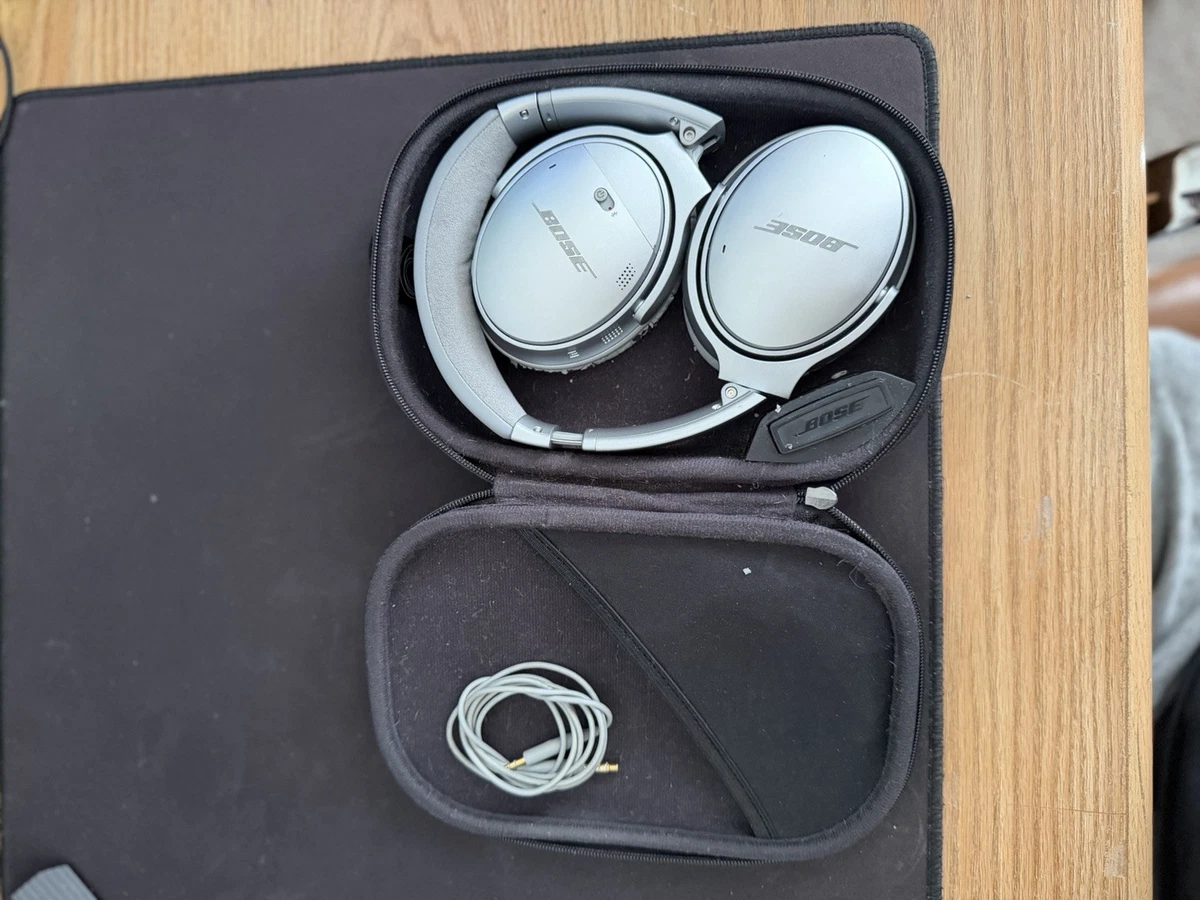 银色Bose QuietComfort 35 耳机| eBay