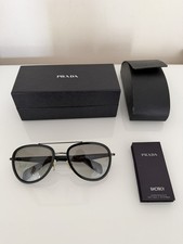 PRADA Sunglasses Black SPR 51P 56-19 5AV-3M1 135 2N