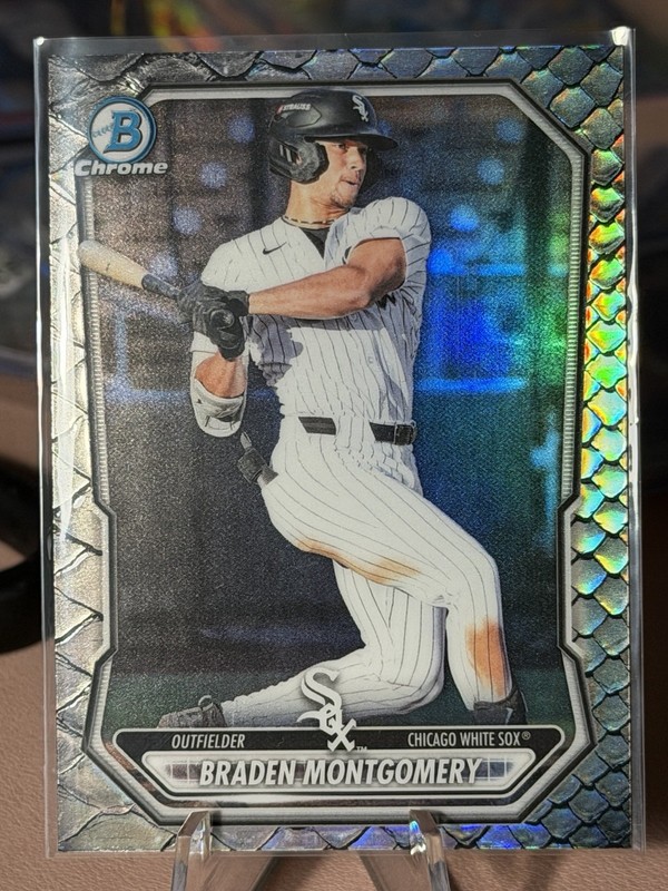 2026 Bowman BRADEN MONTGOMERY Chrome Reptilian Refractor BCP-53 RC Rockies