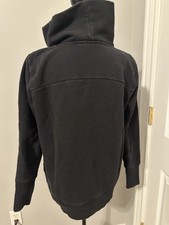 Athleta Black Sweatshirt Funnel Neck Medium