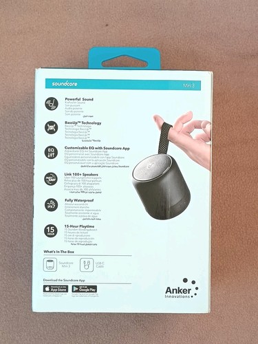 Anker Soundcore Mini 3 Portable Waterproof Bluetooth Speaker. - Picture 13 of 18