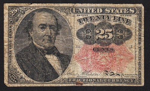 5th Issue 25 Cent Fractional Note FR1308