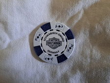 Harley Davidson Poker Chip Jeton Schw&auml;bisch Gm&uuml;nd