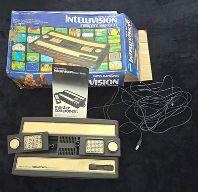 Mattel Electronics Intellivision Intelligent Television Box & Cables PARTS ONLY
