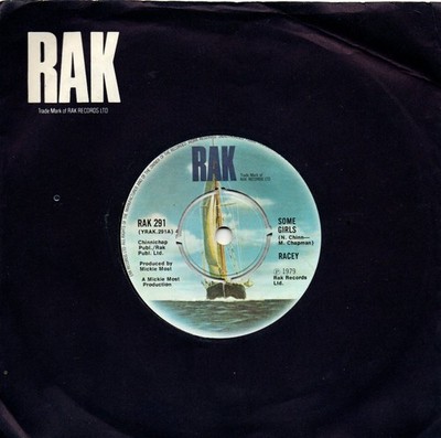 Racey:Some girls/Fighting chance:UK RAK:1979