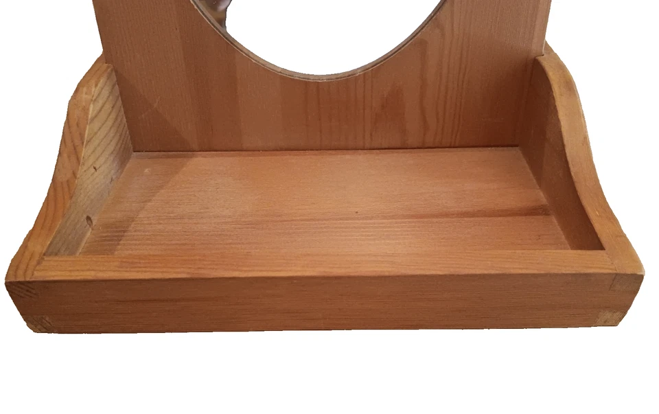 Vintage IKEA Diktad Mirror 1999y Table Mirror with Wood Shelf 7"x 10" x13.5" GUC - Image 4 of 4