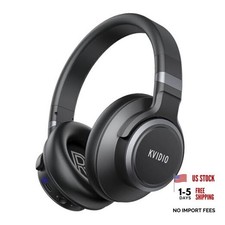 Active Noise Cancelling Headphones, 70 Hours Playtime Bluetooth Black