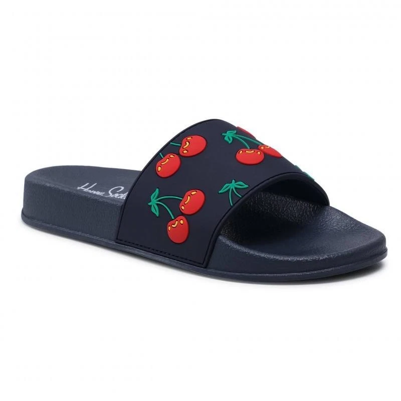 Happy Socks Sliders, Flip Flops, Cherry, Mens Size Uk 11.5 eU 46