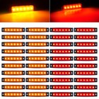 <!--F#f_0-->40 Pack 6 LED Trailer Marker Light, DC12-24V Clearance Side Indicator Lamp for <!--F/-->