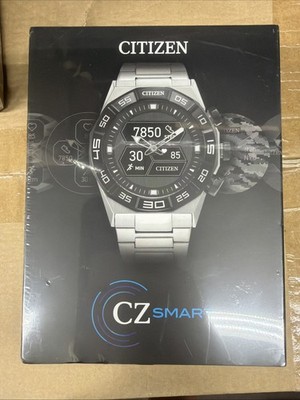 CITIZEN CZ SMART HYBRID JX2006-52E Black Dial Silver Watch - New Sealed In Box