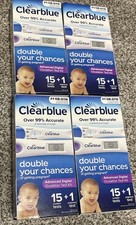 4 New Clearblue Advanced Digital - 15 Ovulation  1 Pregnancy Each