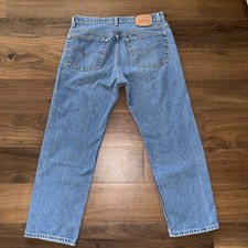 Vintage Levis 501xx Jeans Mens 38x31 Blue Denim Faded USA 90s 1993